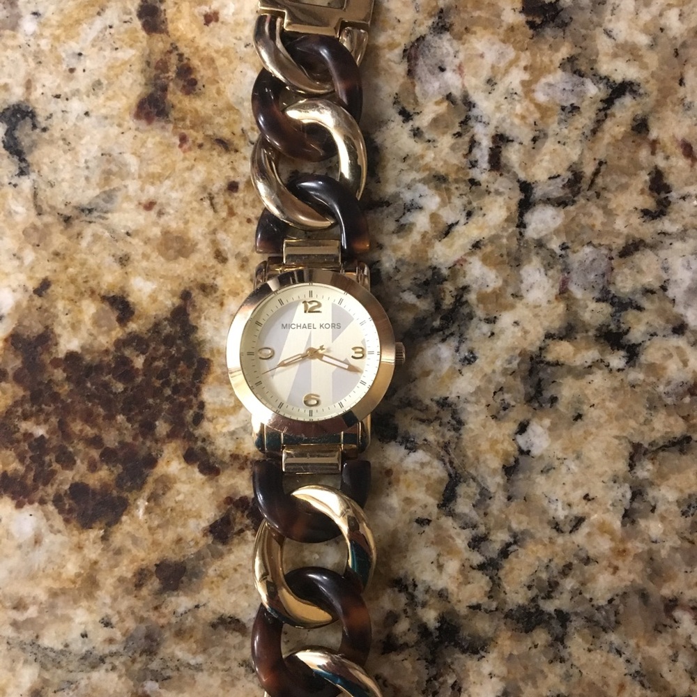 Michael Kordume two tone watch